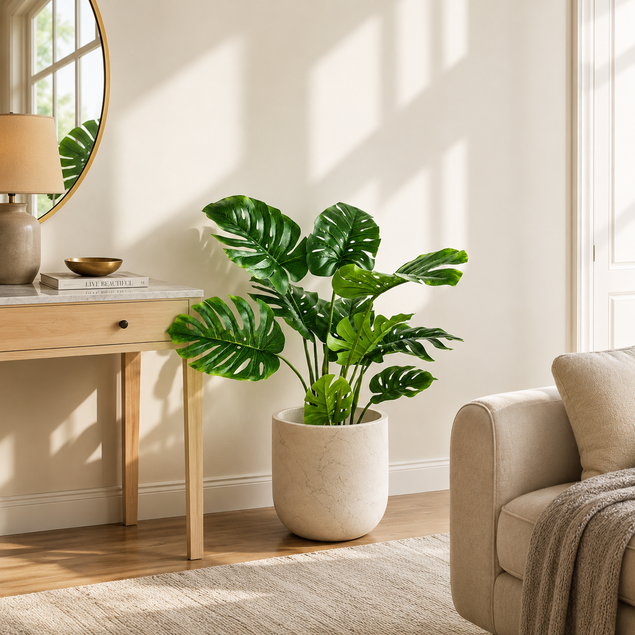 Plante artificielle - Monstera 90 cm