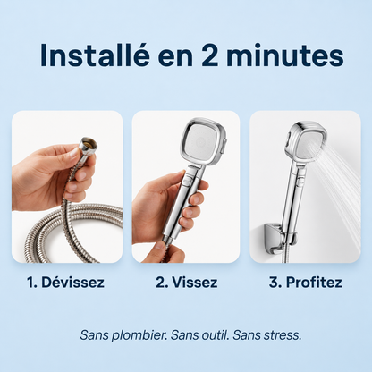 Pommeau de Douche Haute Pression