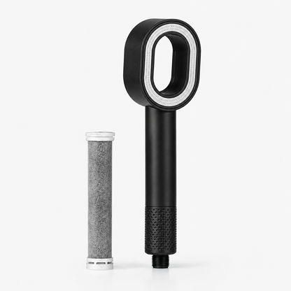 Pommeau de douche à filtration charbon actif