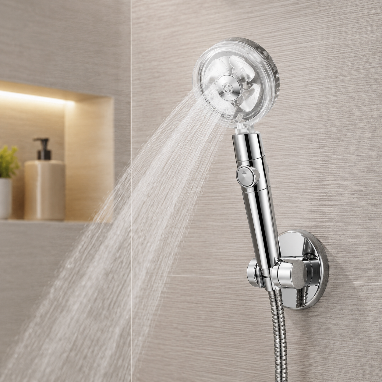 Pommeau de Douche Haute Pression Turbo