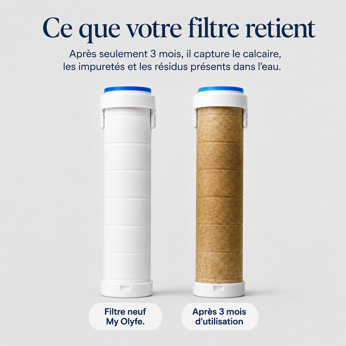 Pommeau de Douche Filtrant Anti-Calcaire